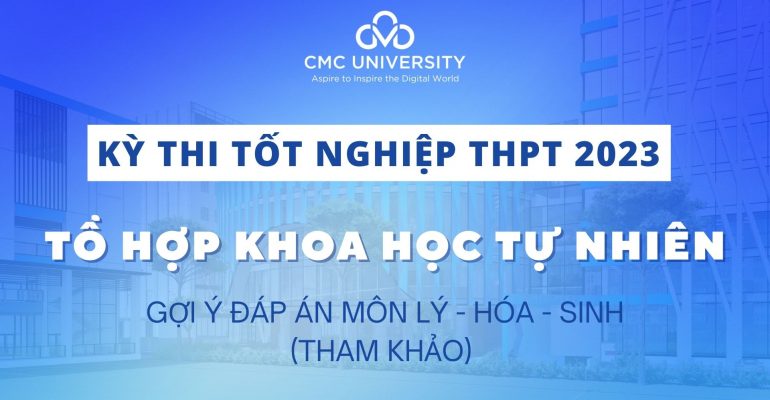 đáp án tổ hợp khtn thi tốt nghiệp thpt 2023