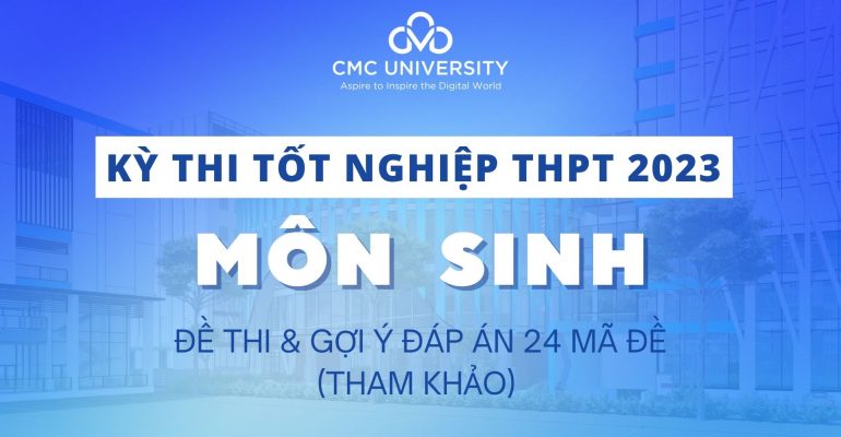 đề và đáp án thi tốt nghiệp thpt 2023 môn Sinh