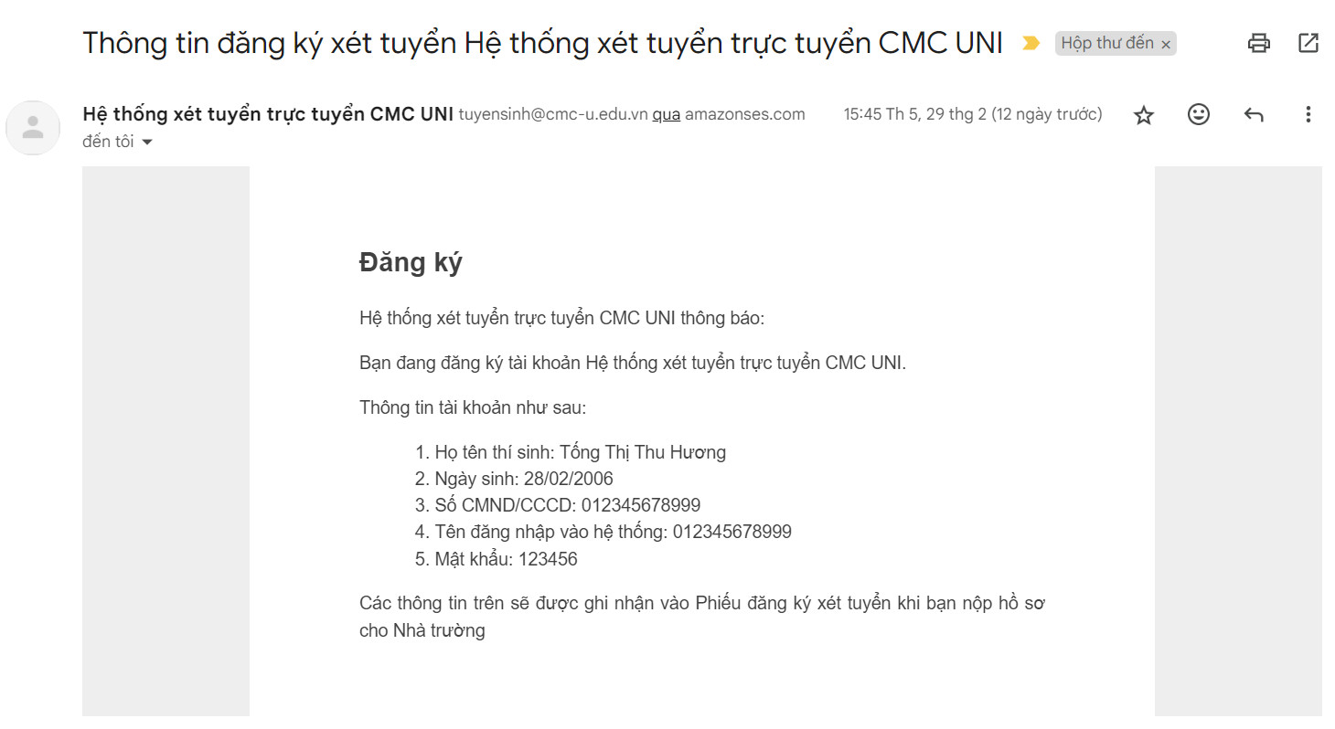 Hướng dẫn đăng ký xét tuyển học bạ