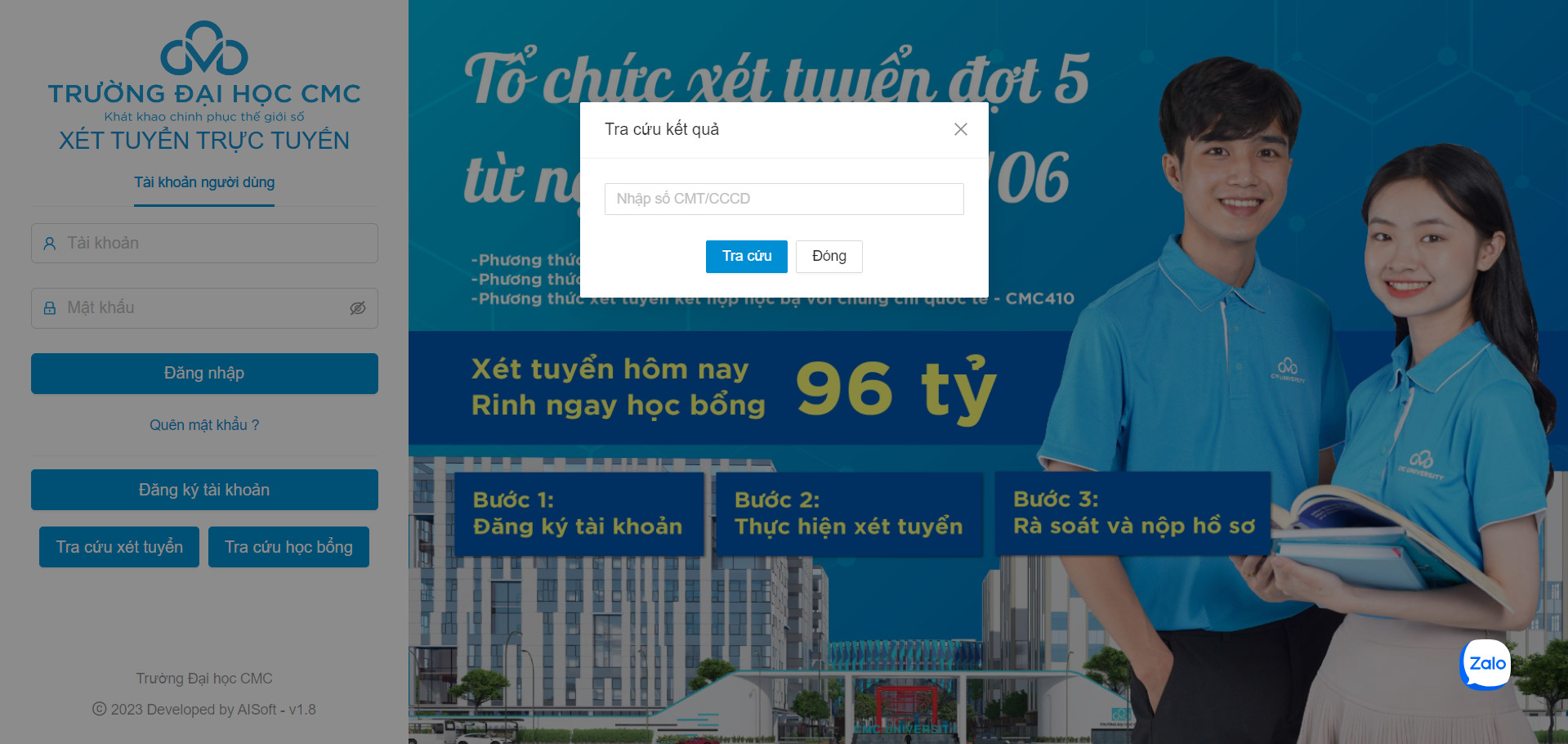 Tra cứu kết quả trúng tuyển đại học