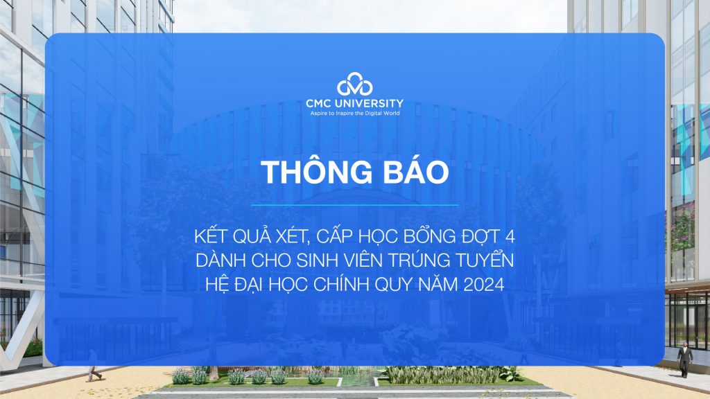 đánh phỏm
 công bố kết quả xét, cấp học bổng đợt 4 dành cho sinh viên trúng tuyển hệ đại học chính quy năm 2024