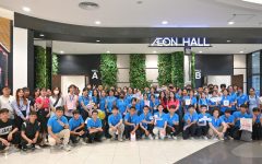 ẢNH sinh viên đánh phỏm
 tham quan doanh nghiệp company tour AEON Việt Nam