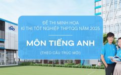 ẢNH Đề thi minh họa môn Tiếng Anh tốt nghiệp THPT năm 2025