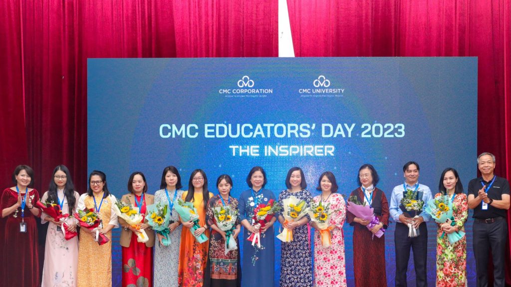Cozy atmosphere of Vietnam Teacher’s Day Anniversary on November 20 at the event “CMC EDUCATOR’S DAY 2023 – THE INSPIRER”